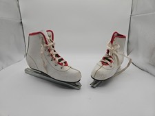 US size 13J White Double Blade ice skates-Gre...