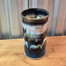 Vintage Hanselmann Studio Art Pottery Drip Gl...