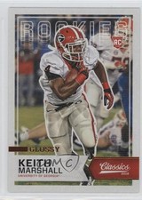 2016 Panini Classics Rookies Glossy Keith Marshall #256 y0i