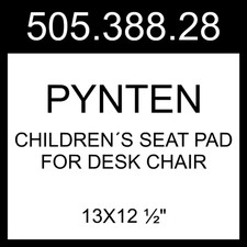 IKEA PYNTEN Children s Seat Pad For Desk Chair Turquoise 13x12  " 505.388.28