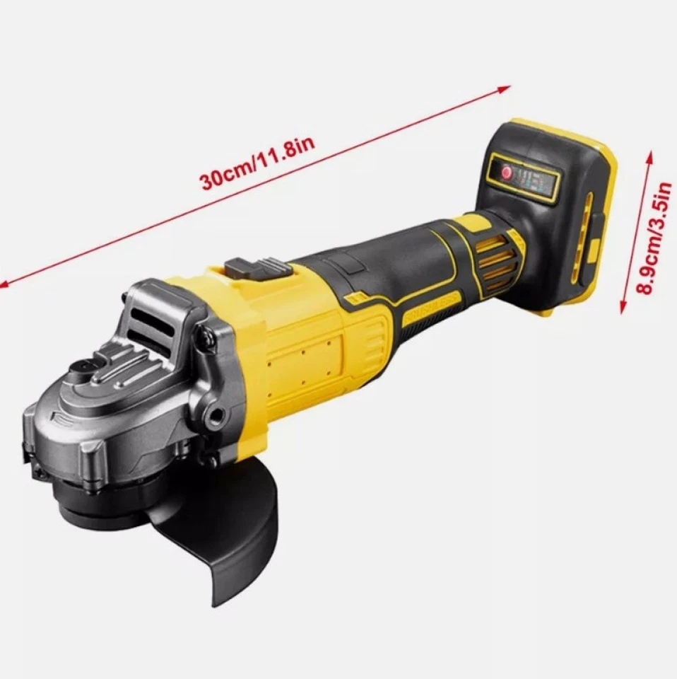 125mm bürstenloser Akku Winkelschleifer Metallschleifer für Dewalt 18V,Ohne Akku - Bild 3 von 4