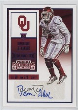 2016 Panini Contenders Draft Picks Blue Foil Dominique Alexander #216 Auto 1s7