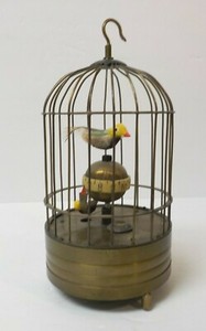 bird in bird cage