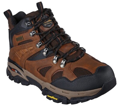 Men's SKECHERS Relaxed Fit: Tarver Ryland Boot, 204650 /BRBK Multi Sizes Brn/Blk