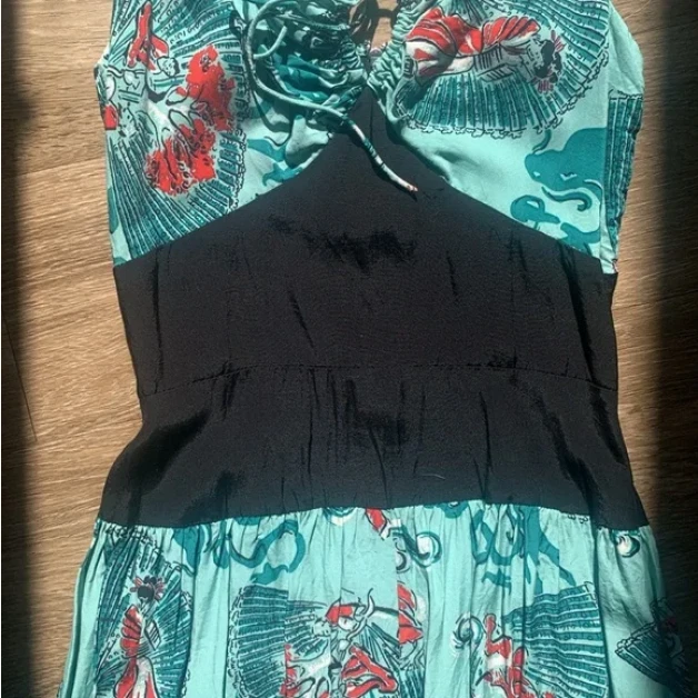 Trashy Diva Candice Gwinn Новый Орлеан гейша 50 стиль платье Sz 8 $250 - Изображение 3 из 4