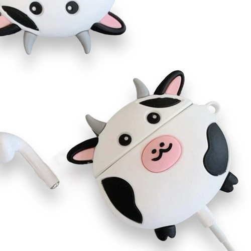AIRPODS CASE 3D CUTE CARTOON ANIMAL DESIGN SILICONE FUN EARPHONE COVER UK STOCK - Picture 18 of 49