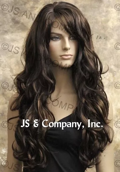 Trendy Curly Dark Brown Long Hair's Code & Price - RblxTrade