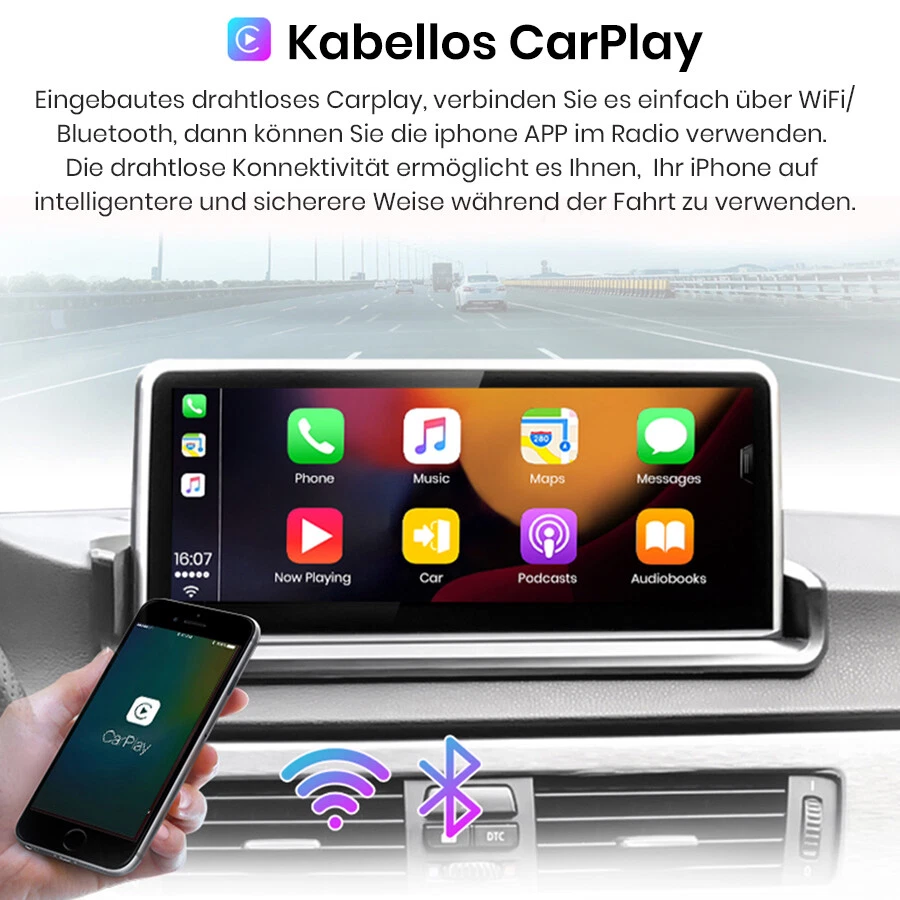Für BMW E90 E91 E92 2005-2012 CarPlay Android auto Autoradio GPS Navi WIFI Linux - Bild 4 von 4