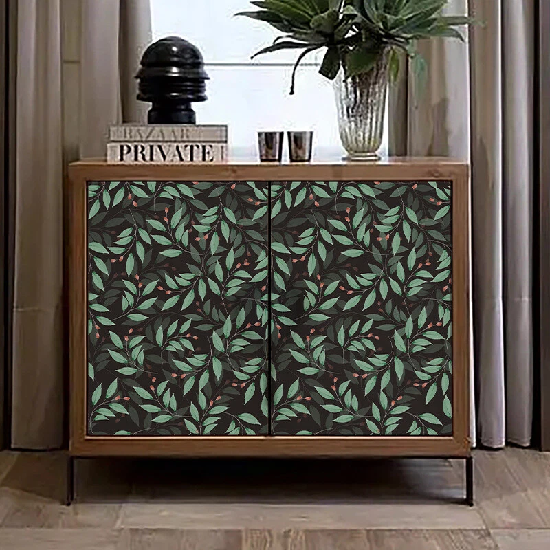 Green Spring Peel and Stick съемные самоклеящиеся обои 17 дюймов x 118 дюймов - Изображение 3 из 4