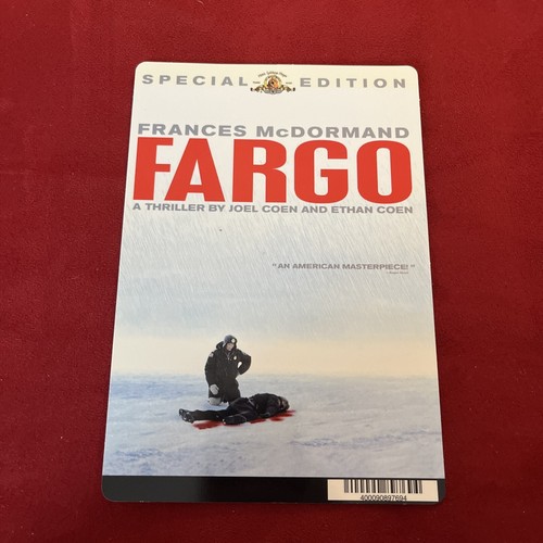 Blockbuster Movie Backer Card Mini Poster Art 5.5” x 8” Fargo Movie 1996 - 第 1/3 張圖片