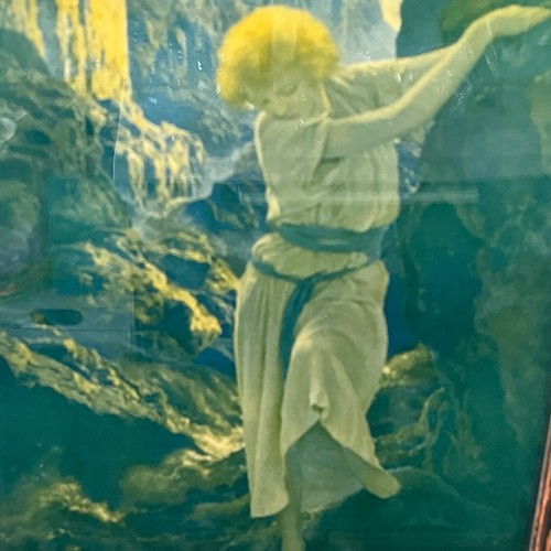 Antique Maxfield Parrish (1870-1966) Print Reinthal & Newman The Canyon USA 1920 - Picture 6 of 9
