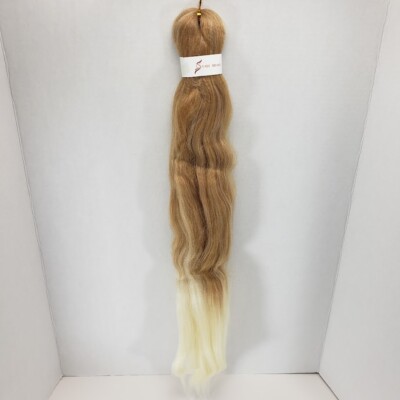 Easy Braid 26'' Synthetic Hair Honey Blonde to Bleach Blonde Weave Extensions - 6