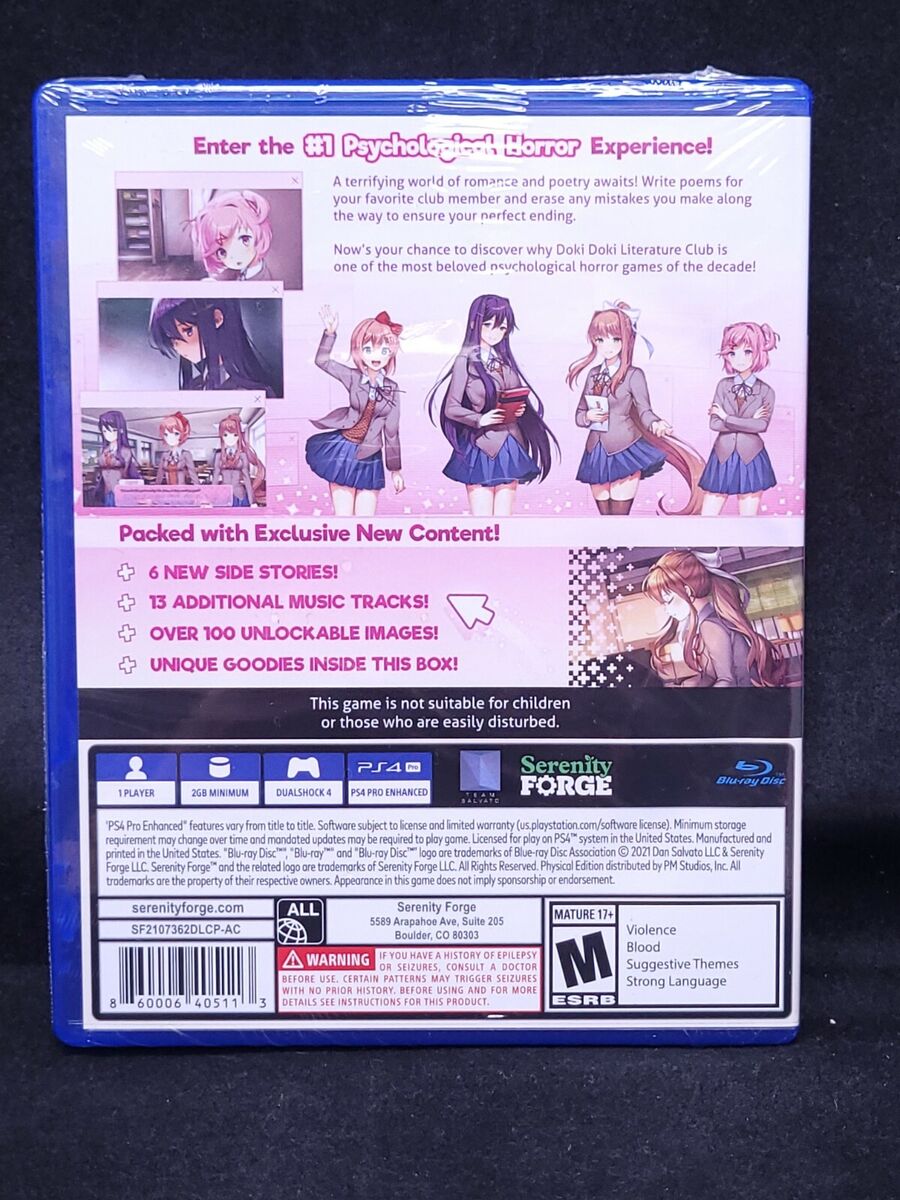 Doki Doki Literature Club Plus! Premium Edition - PS4, PlayStation 4