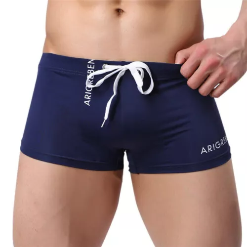 Men Summer Swim Shorts Swimwear Swimming Trunks Underwear Boxer Briefs Pants - Picture 6 of 18