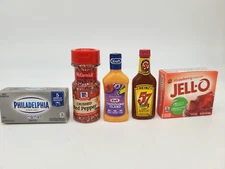 Zuru Toy Mini Brands Food Lot VGUC cute nice Heinz Jell-o Philadelphia etc