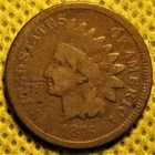 1876 Indian Head Cent. Rare semi-key date!