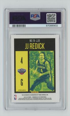 2019-20 Panini Chronicles - Flux Auto J.J. Redick #FA-JJR Red (AU