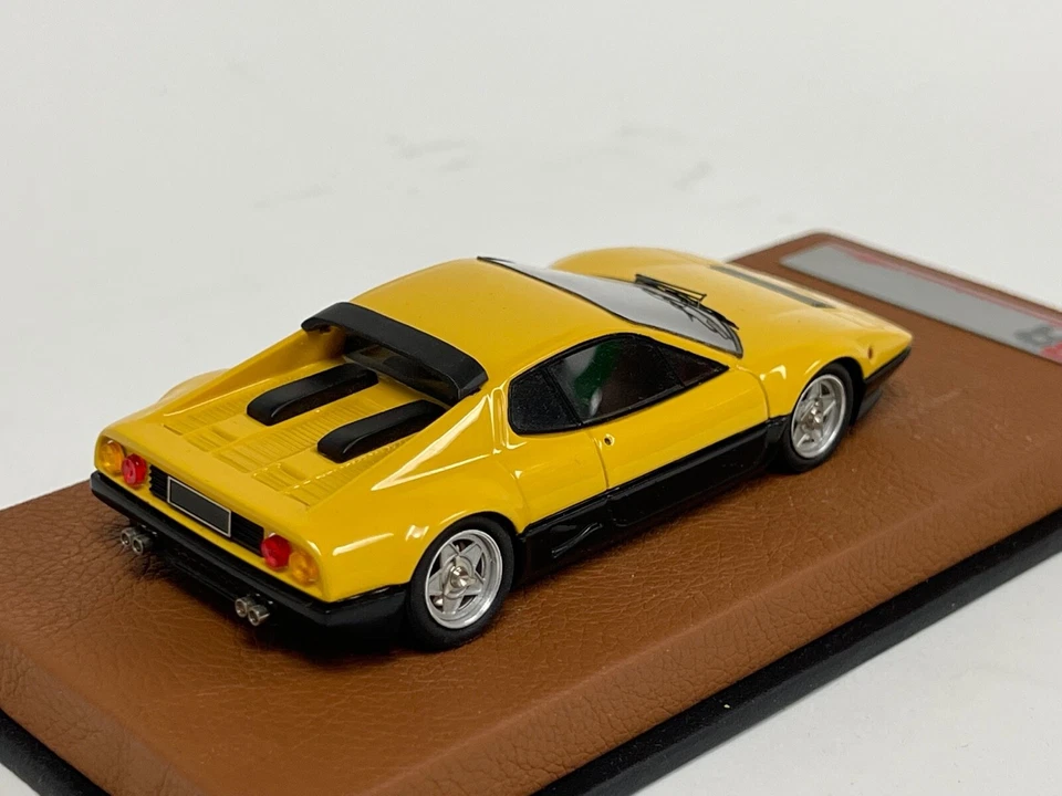 1/43 BBR Ferrari 512 BB Street from 1976 in Yellow BBR 33D. GP084 - Image 3 of 4