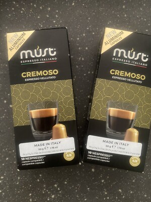 Nespresso Capsule Pods (17 Total)- Espresso Italiano Cremoso