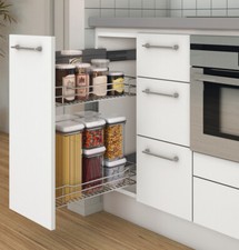 Base cabinet drawer frame and basket set full extension kitchen cabinet pull-out