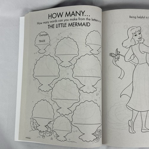 Disney Princess Jumbo Coloring and Activity Book 400+ Pages NEW - Picture 13 of 19