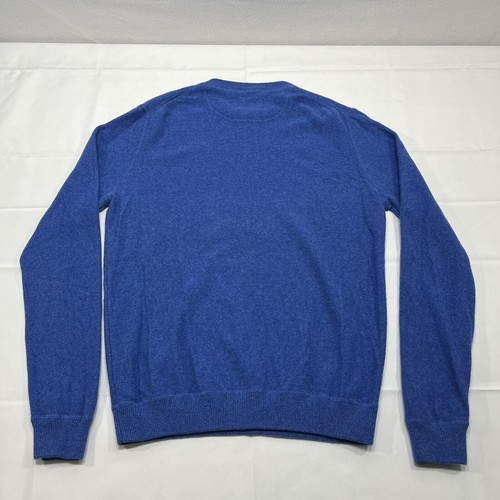 Glen Lyon Pullover Herren Large Blau 100% 2-fädig Kaschmir Rundhals Freizeit - Bild 6 von 7