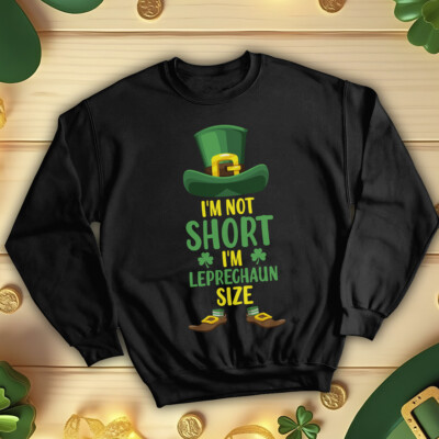 Lustiges Sweatshirt Pullover Kobold Größe Familie St. Patricks Day irisch #STPD