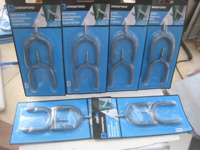 Crawford Prod Div of Jarden Safety SS13 Screw in Tool Hook, 12-Pack Medium Duty
