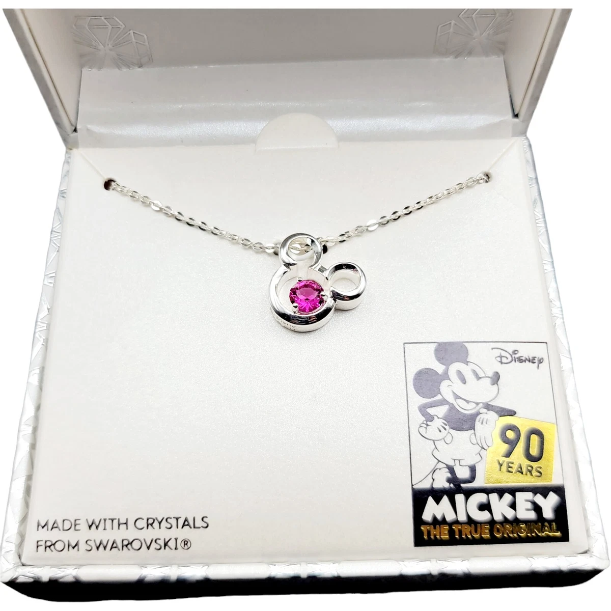 Swarovski mickey 2024 and minnie necklace