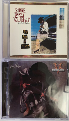 Stevie Ray Vaughan The Sky is Crying & In Step CDs. EXCELLENT! Get Ya Some Blues