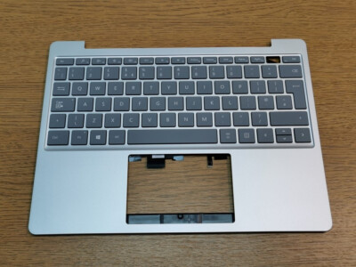 Original Microsoft Surface Go 1943 Silber Handauflage Obergehäuse mit UK Tastatur #5