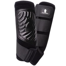 CLASSIC EQUINE ClassicFit Protective Boot CF100BKL - 1 Pair, Front, Large, Black