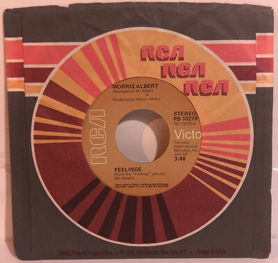 Morris Albert - Feelings / This World Today Is A Mess - 1975 - 7  Single 45rpm 
