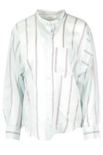 ISABEL MARANT ÉTOILE BLUE COTTON SHIRT FR 34 UK 6