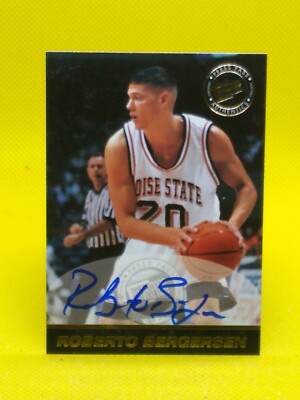 Roberto Bergersen 1999 Press Pass Signature Edition AUTOGRAPH Boise State Bronco