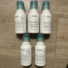 5 X Aveda - Shampure - Hand and Body Wash Travel 1.7 oz each Total 250ml