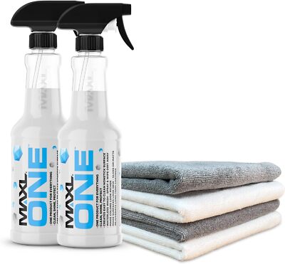 MAXLONE Car Spray with Triphene Tech   Waterless Cleaner & Detailer (2x20oz)