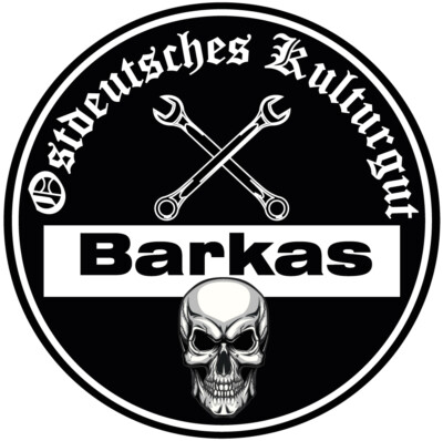 East German Cultural Property Barkas Car Sticker Sticker 2 Piece! Outdoor design!