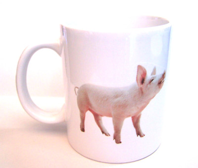 A Lovely PIG Dual Image Ceramic Mug