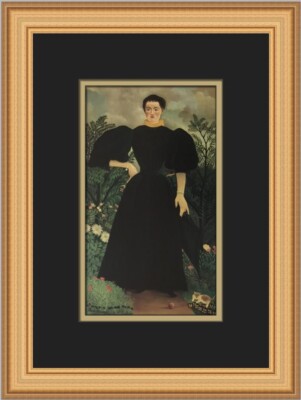 Henri Rousseau Portrait of a Woman Custom Framed Print