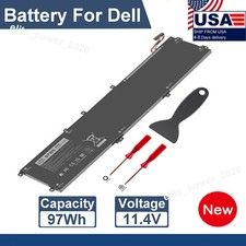 6GTPY Battery for Dell XPS 15 9560 2017 9570 2018 Precision 5520 5530 M5530 97Wh