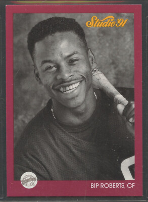 1991 Leaf Studio #248 Bip Roberts  San Diego Padres