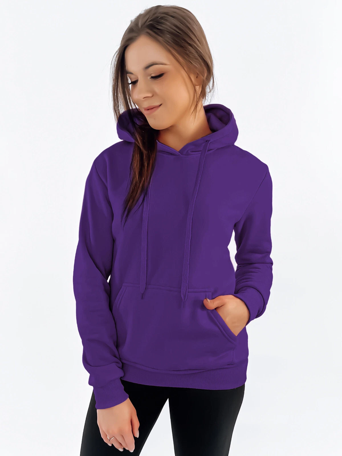 SACAI Felpa con cappuccio DSTREET manica lunga felpa con cappuccio pullover tinta unita donna S 2XL