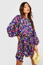 Ex Brand Women Purple Dress Lady Plus Size Evening Party 8 10 12 14 16