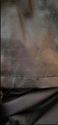 Mens Aviatrix Black Leather Bomber Style Jacket Size XXL - Picture 15 of 15