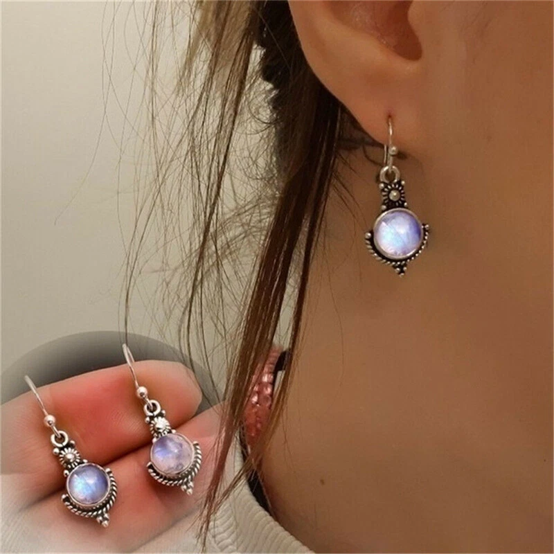 Sterling silver hotsell gemstone earrings