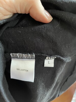 J.W. ANDERSON Black Knot Sleeve T-shirt Size Large Fits