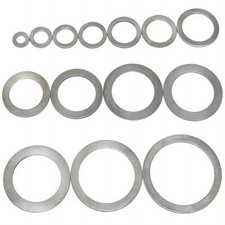 100x Shim Washers 0.1mm/0.25mm/0.3mm/0.5mm/0.8/1.0mm Thick DIN 988 High Quality