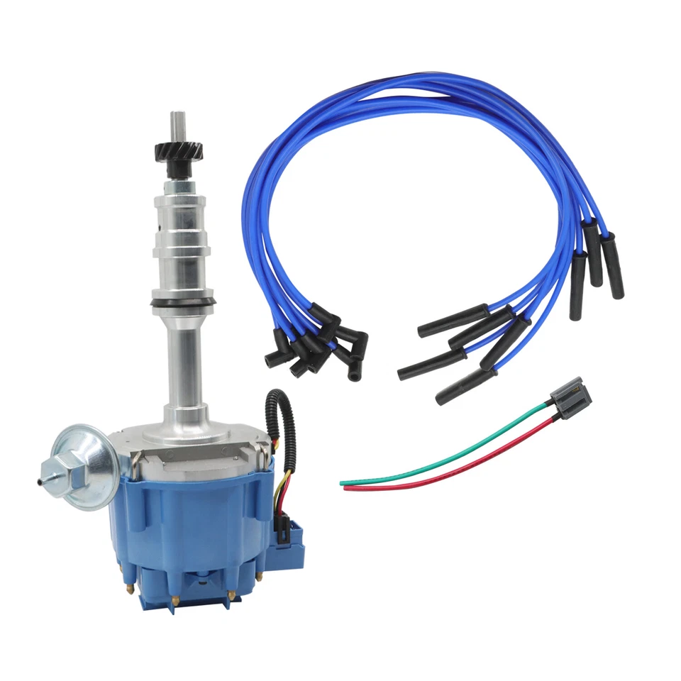 Cables de bujía aptos para Ford FE HEI Distribuidor 332 352 360 406 427 428 Foto 2 de 4