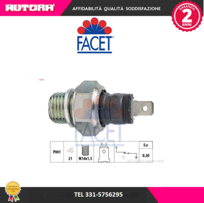 70005 oil pressure switch suitable for Alfa Romeo 33 (FACET BRAND)..